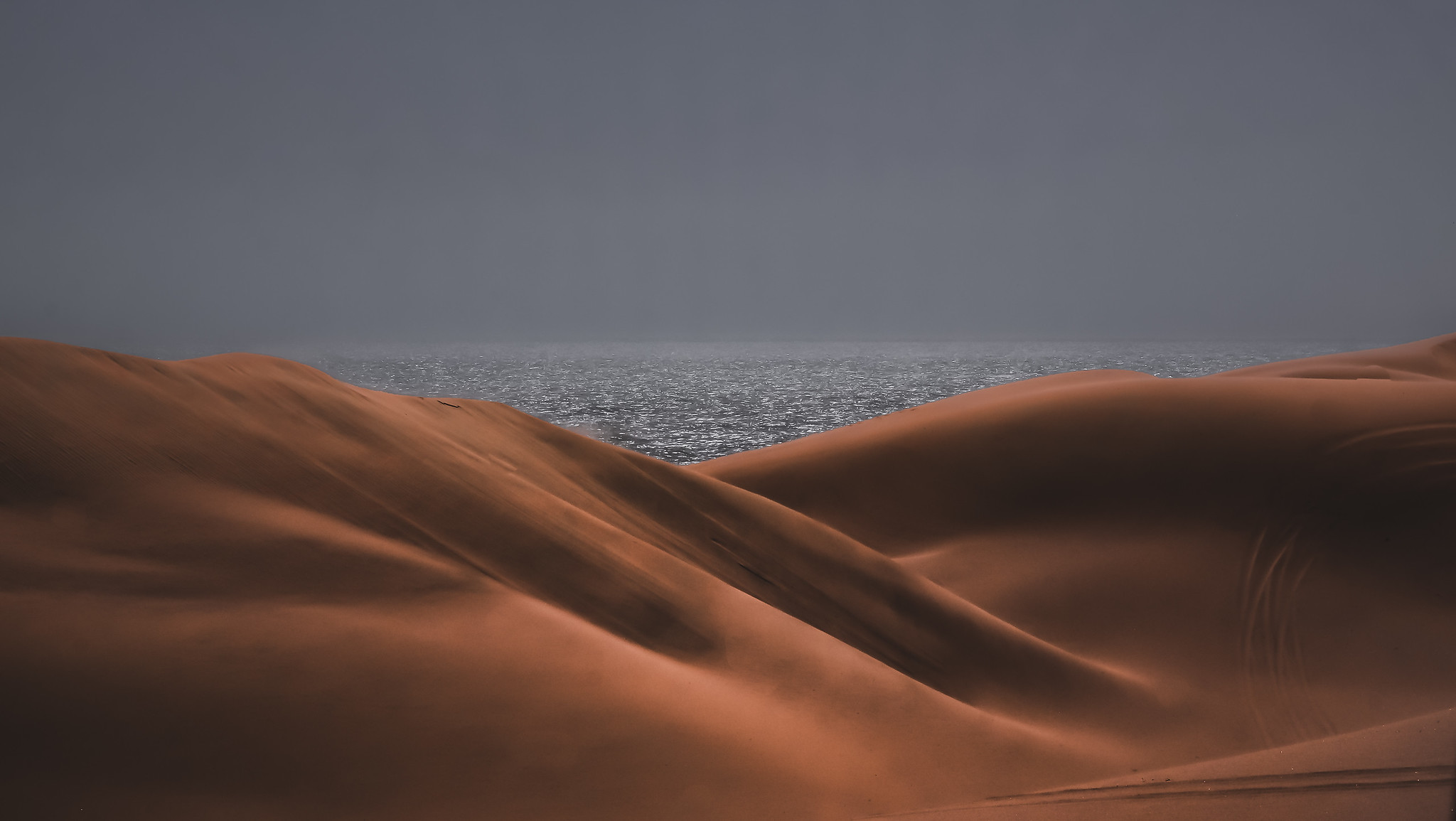 Namib Deserts meets the Atlantic Ocean