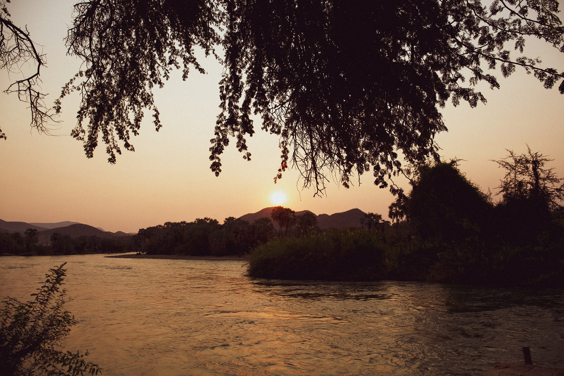 Sundowner at Erongo River