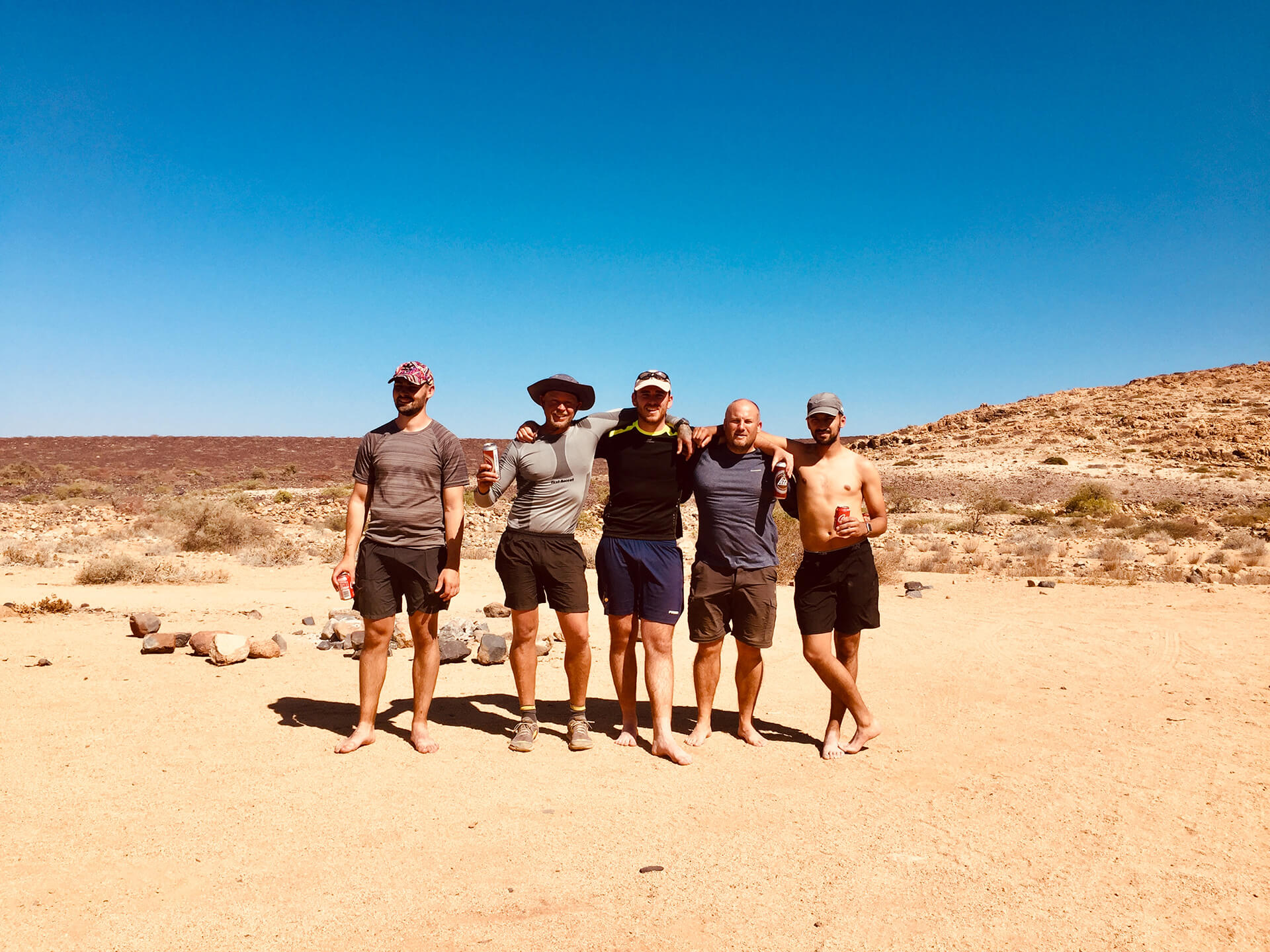 Landscape with Dudes at Namibia