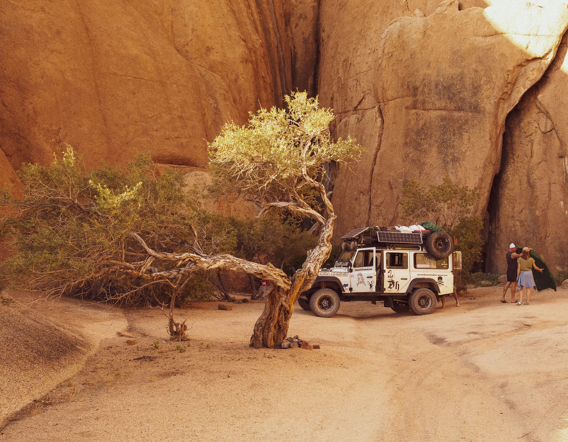 Campingsite at Spitzkoppe / Namibia